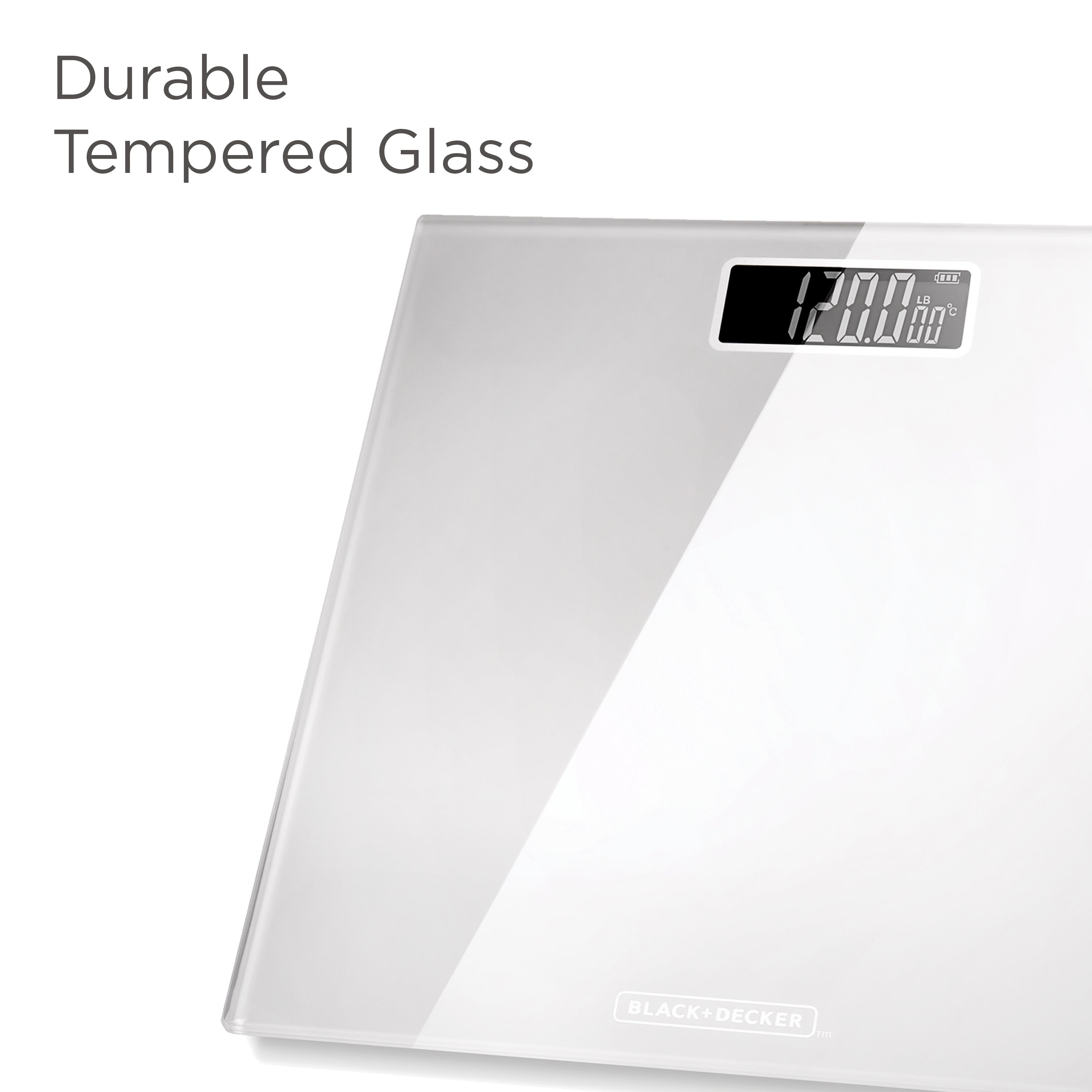 Digital Bathroom Scales - White