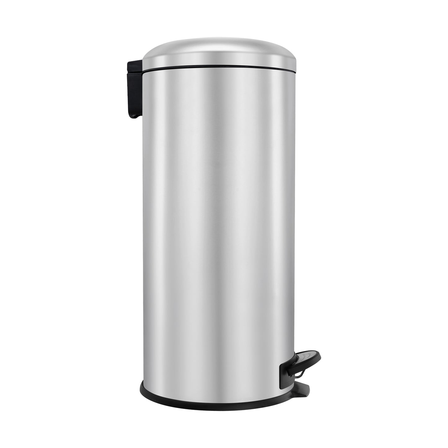 30L Stainless Steel Domed Lid Pedal Bin, by BLACK + DECKER