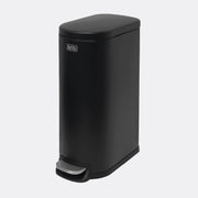 30L Curved Slimline Pedal Bin - Matt Black