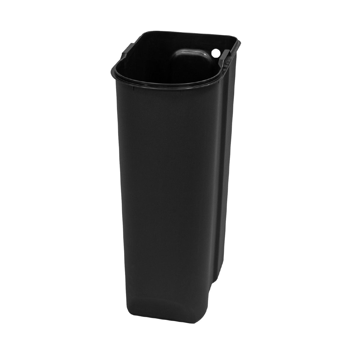 30L Curved Slimline Pedal Bin - Matt Black