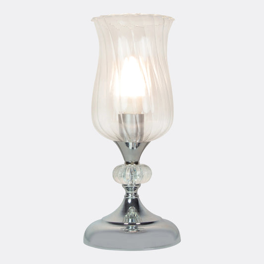 Hurricane Table Lamp - Chrome