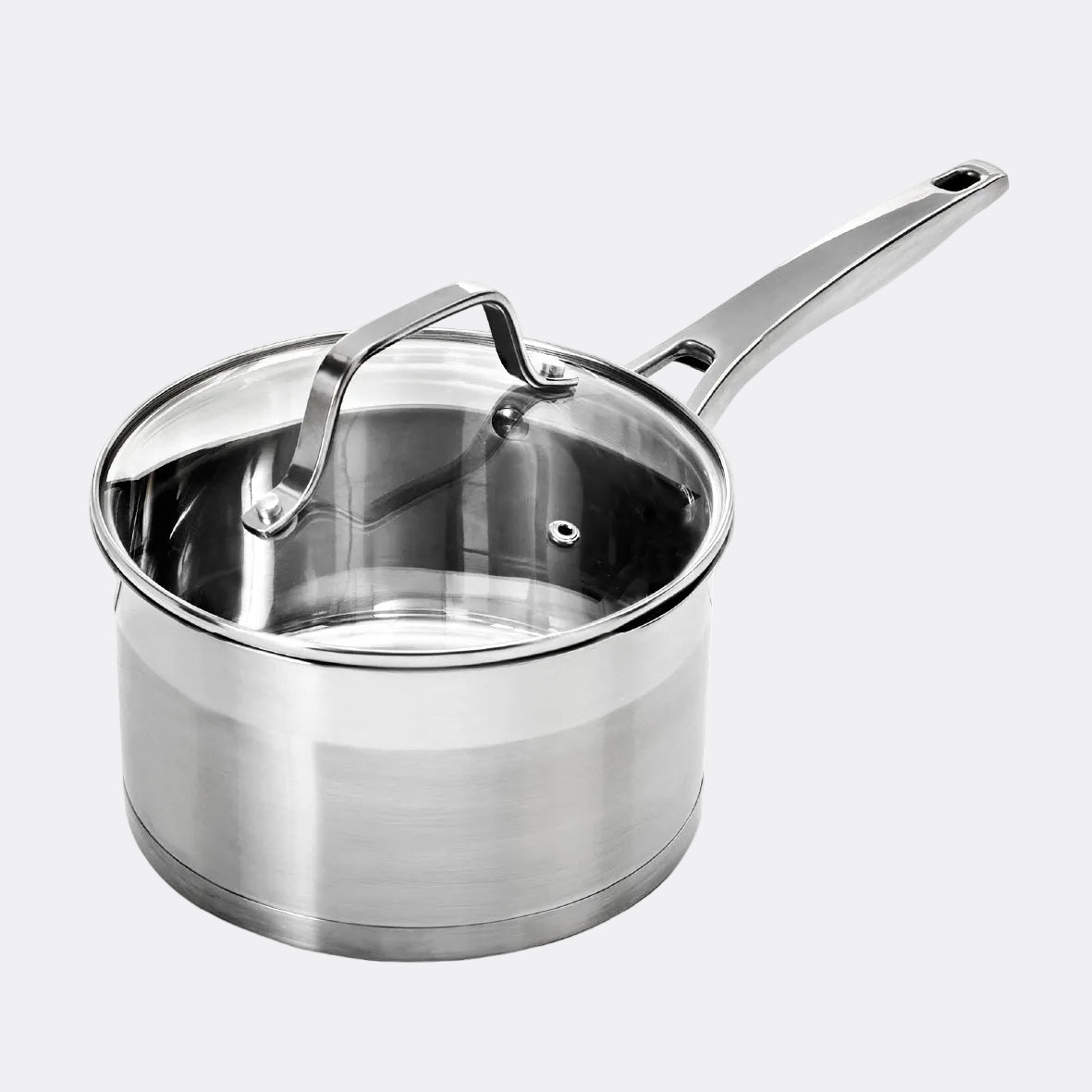 Stainless Steel Pro 18cm Sauce Pan with Lid