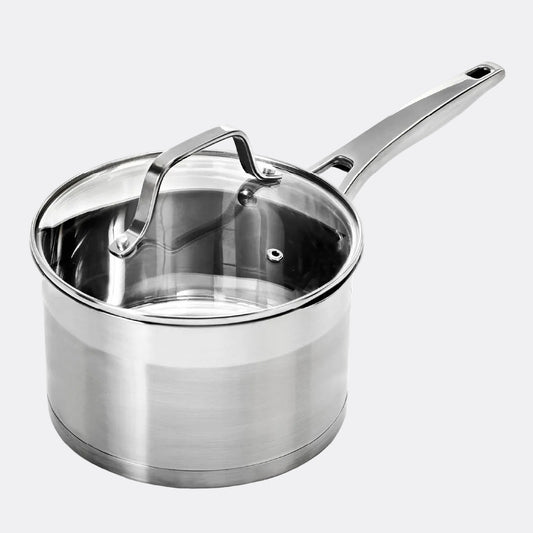 Stainless Steel Pro 20cm Sauce Pan with Lid