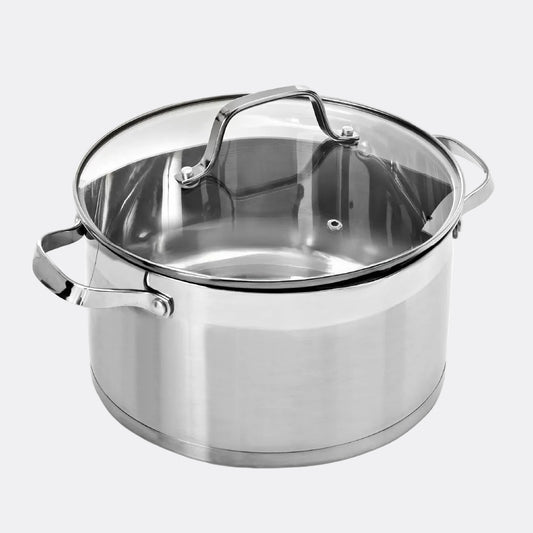 Stainless Steel Pro 24cm Stock Pot with Lid