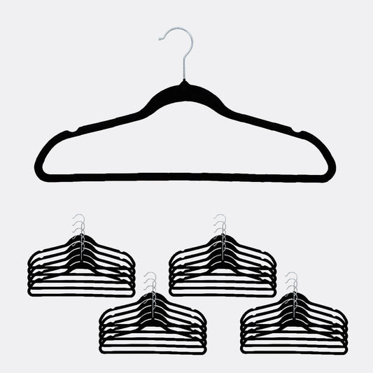 Velvet Coat Hangers - Set of 20