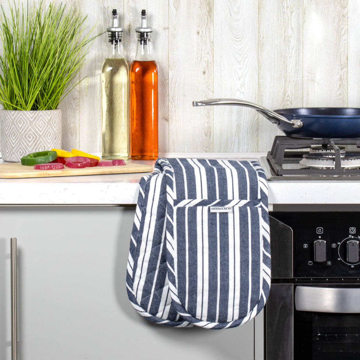 Kitchen Textiles Set - Navy Blue