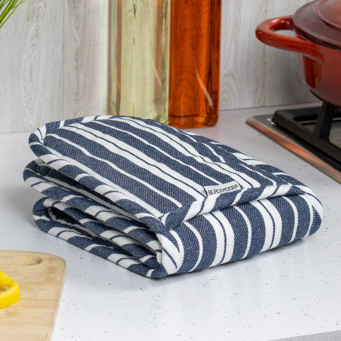 Kitchen Textiles Set - Navy Blue