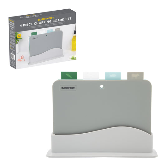 Set Of 4 Colour Coded Chopping Boards