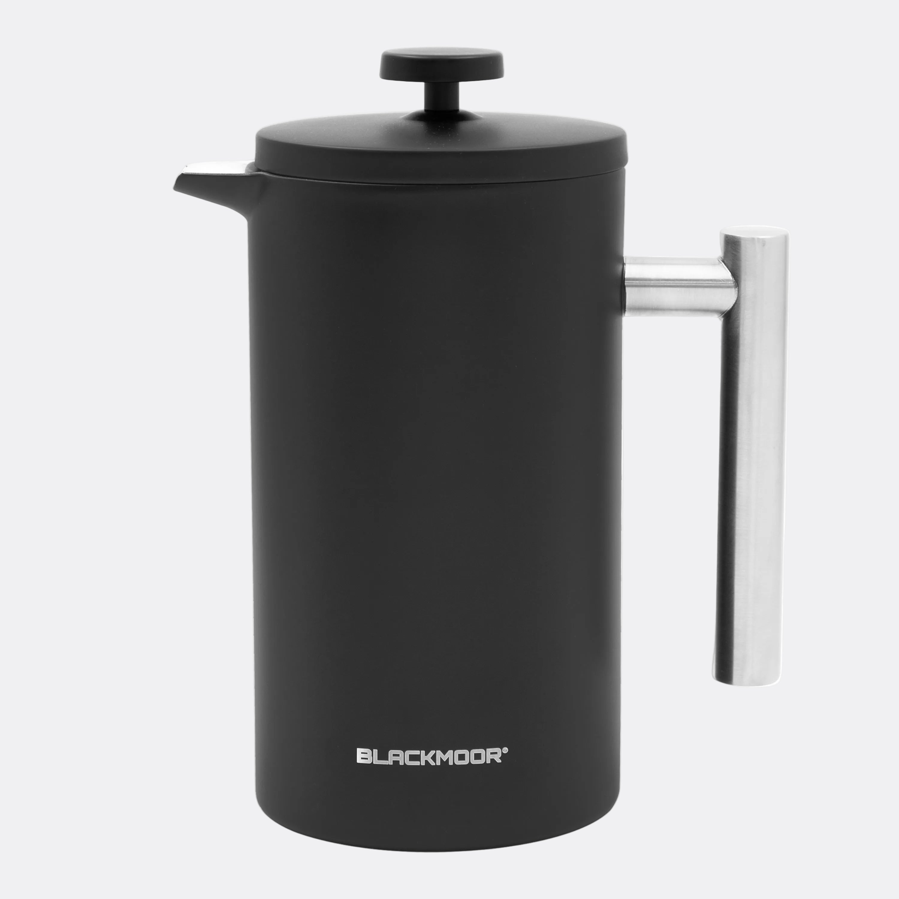 1000ml Black Stainless Steel Cafetière