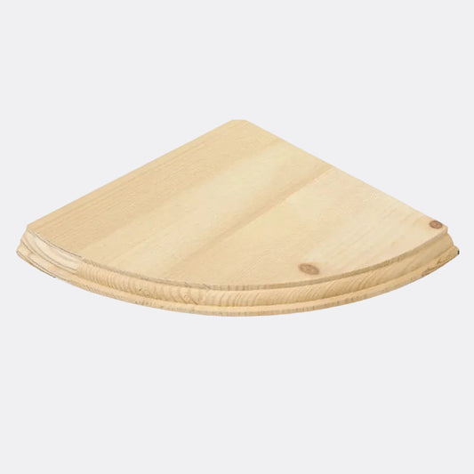 28cm Wooden Floating Corner Shelf