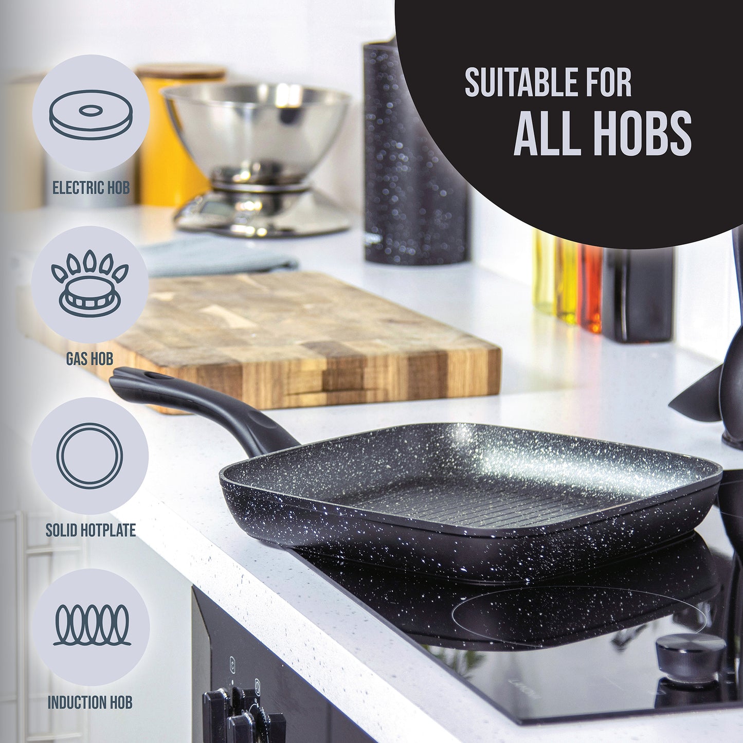Classic Wok and Griddle Pan Set