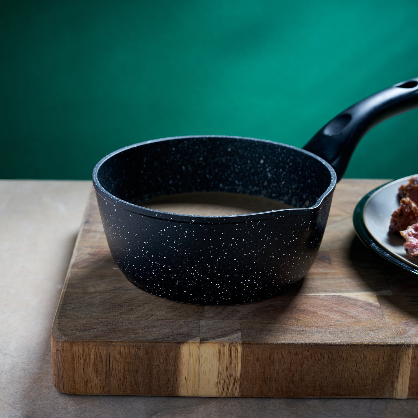 Classic 16cm Black Non Stick Milk Pan