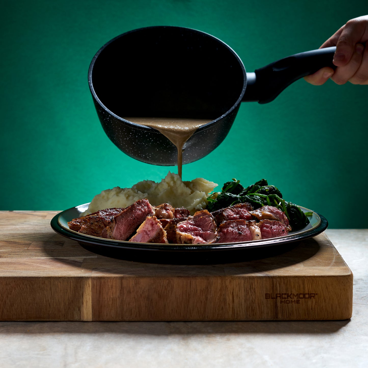 Classic 16cm Black Non Stick Milk Pan