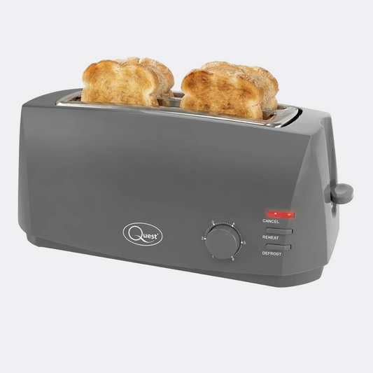 4 Slice Toaster - Grey