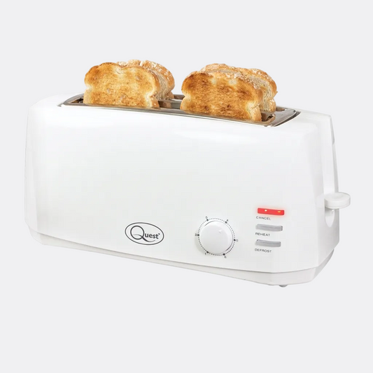 4 Slice Toaster - White