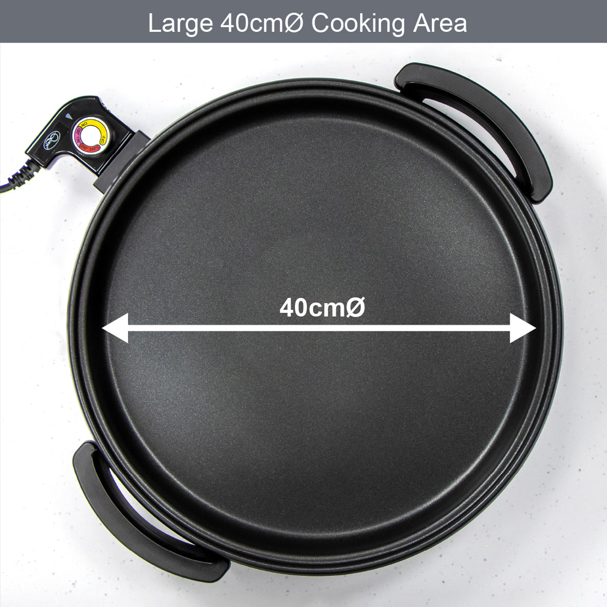 40cm Electric Frying Pan, by Quest