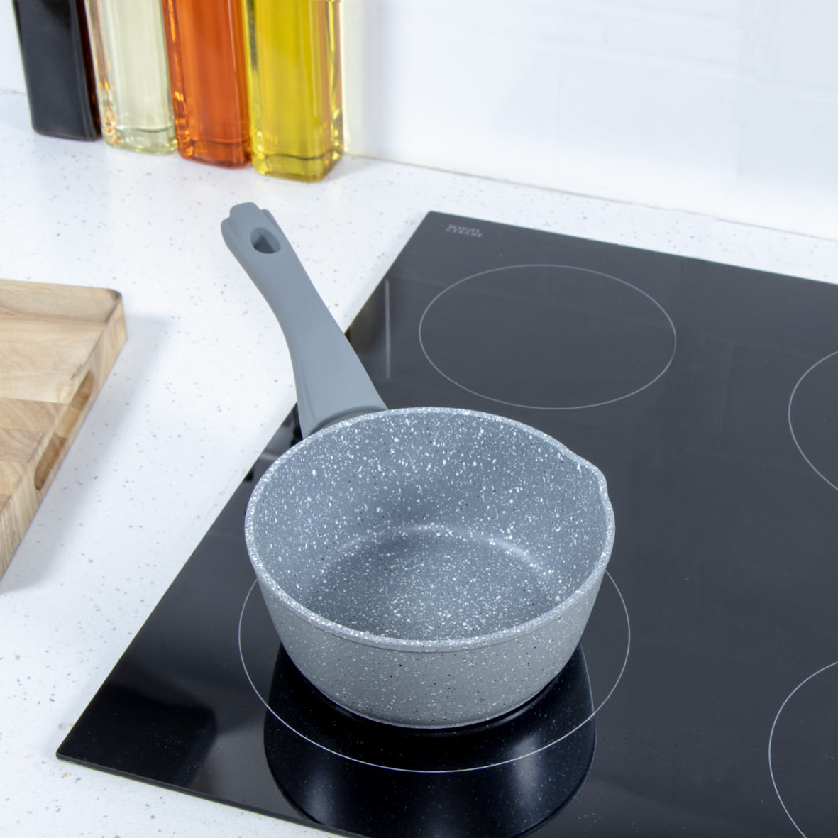 Classic 16cm Grey Non Stick Milk Pan