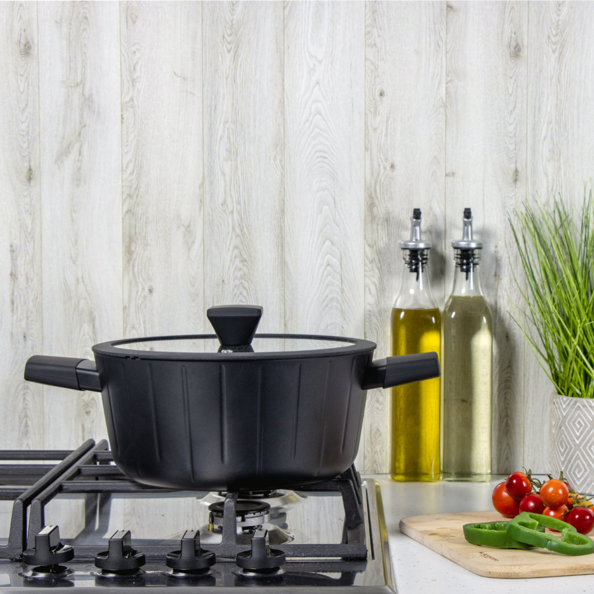 Neuvo 24cm Non Stick Stock Pot with Lid
