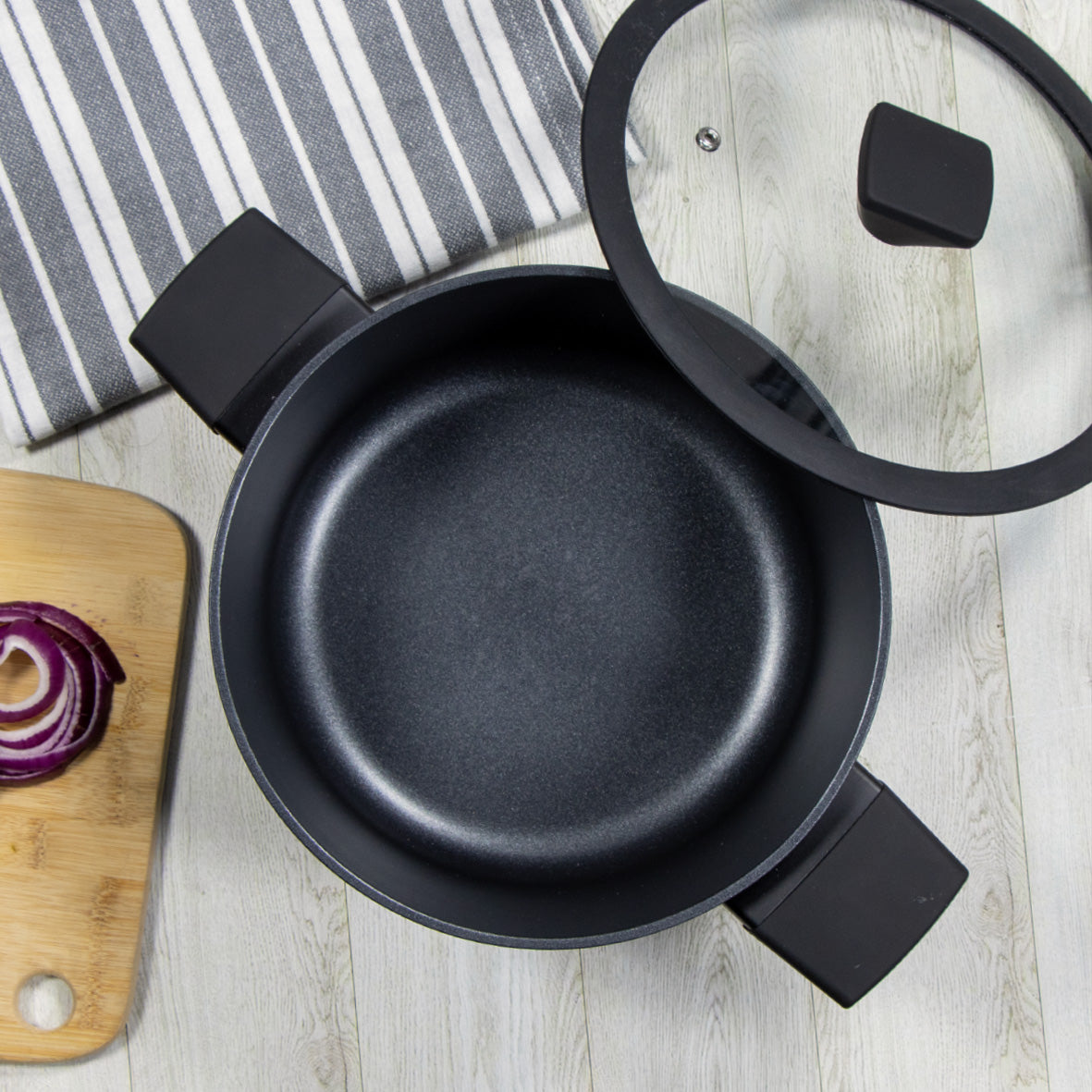Neuvo 24cm Non Stick Stock Pot with Lid
