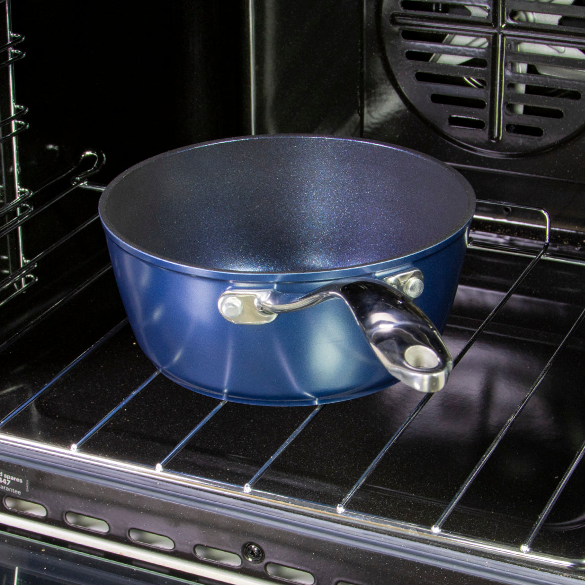 Blue Pro 18cm Non Stick Saucepan With Lid