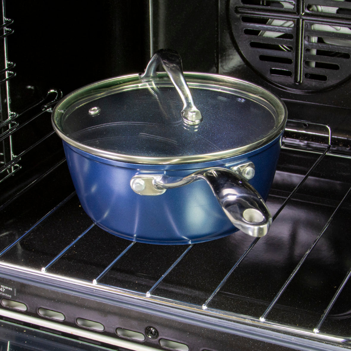 Blue Pro 18cm Non Stick Saucepan With Lid