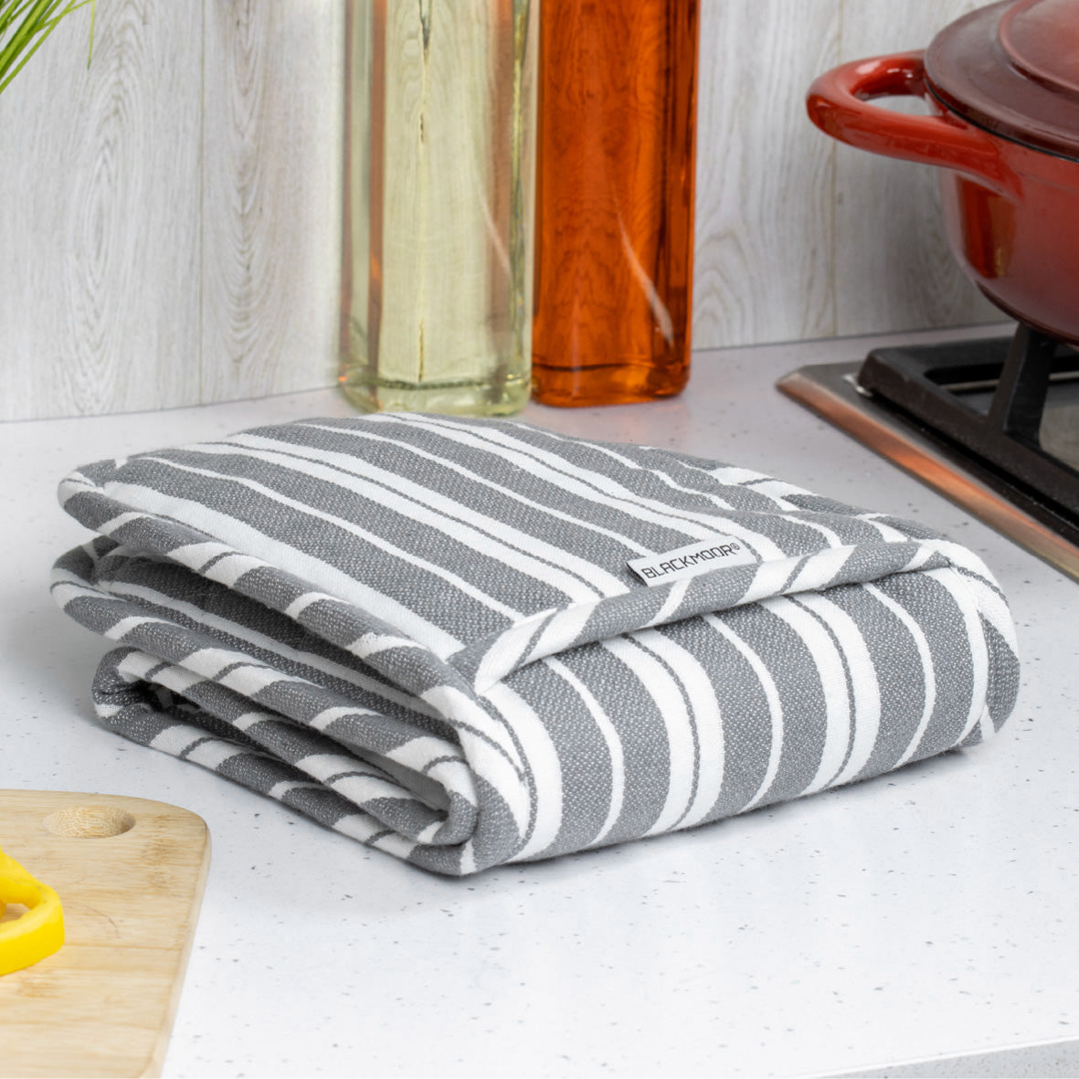 Double Oven Gloves - Grey