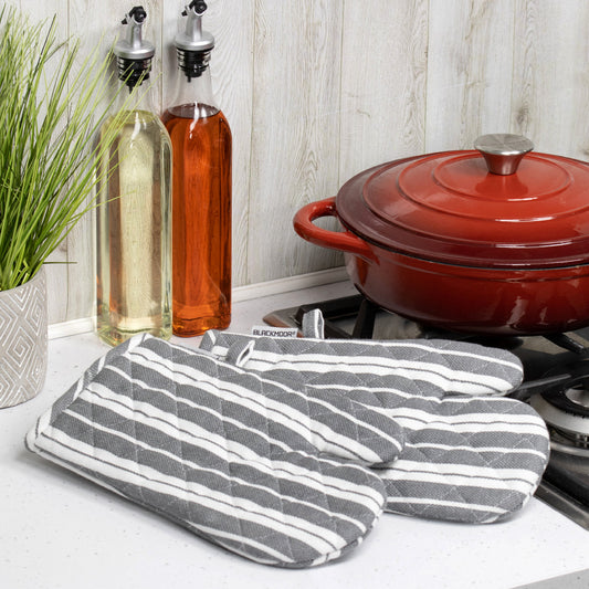 Pair of Oven Gloves - Grey