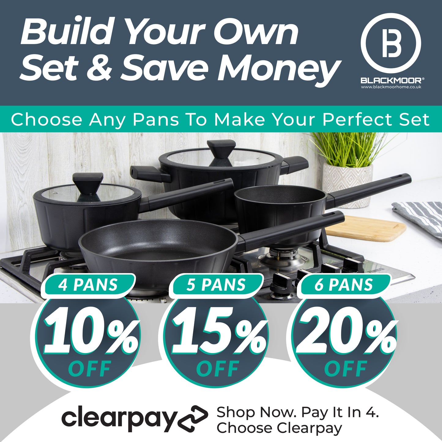 Neuvo 24cm Non Stick Stock Pot with Lid