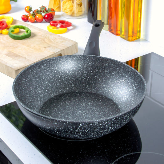Classic 28cm Black Non Stick Wok